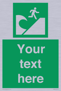 Custom Safe Condition Tsunami evacuation area